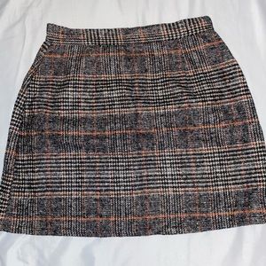 plaid skirt